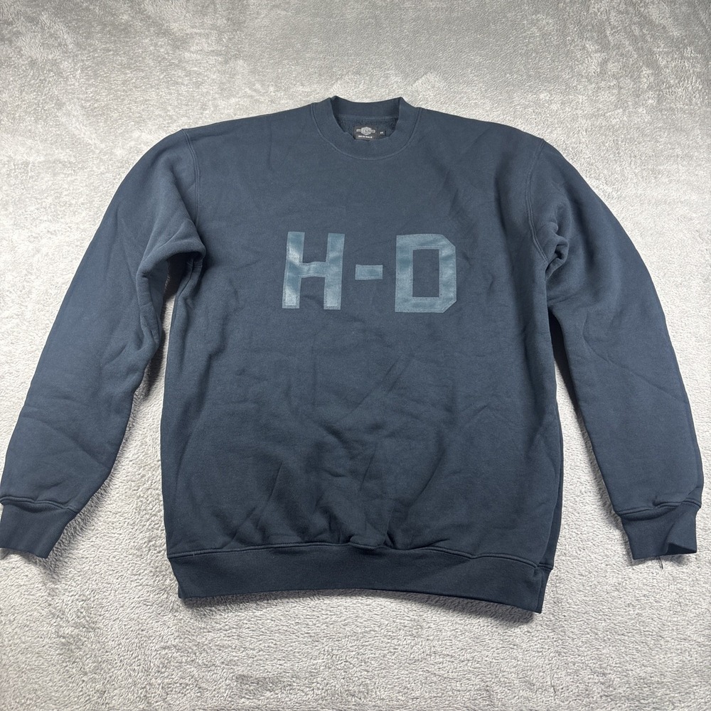 Harley‎ Davidson Originals Navy Sweater Crew-Neck Men's Size XS